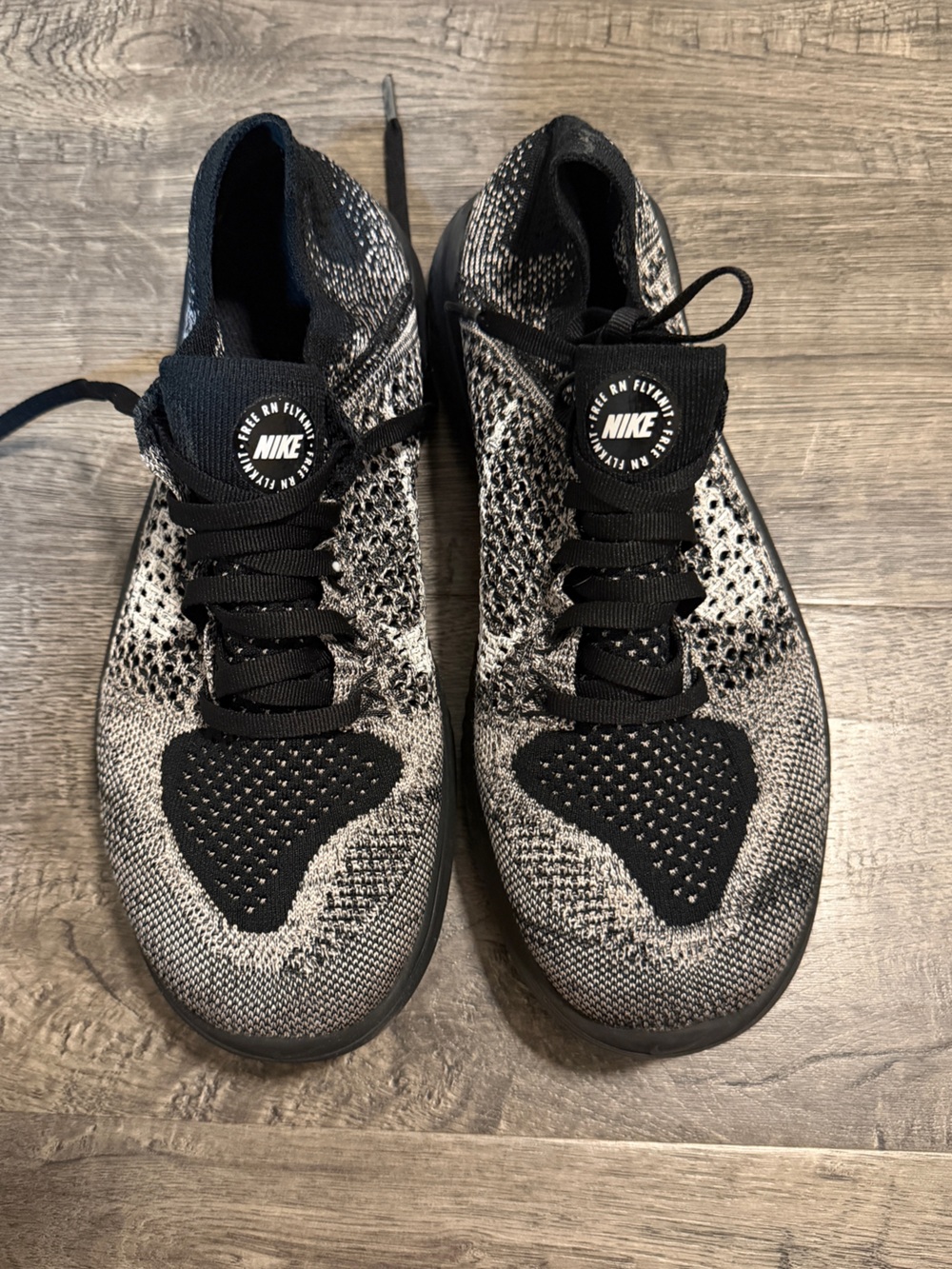 Nike Women’s Flyknit Running Shoes - Black & Gray